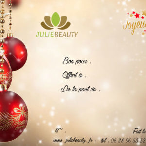 Chèque cadeau noël